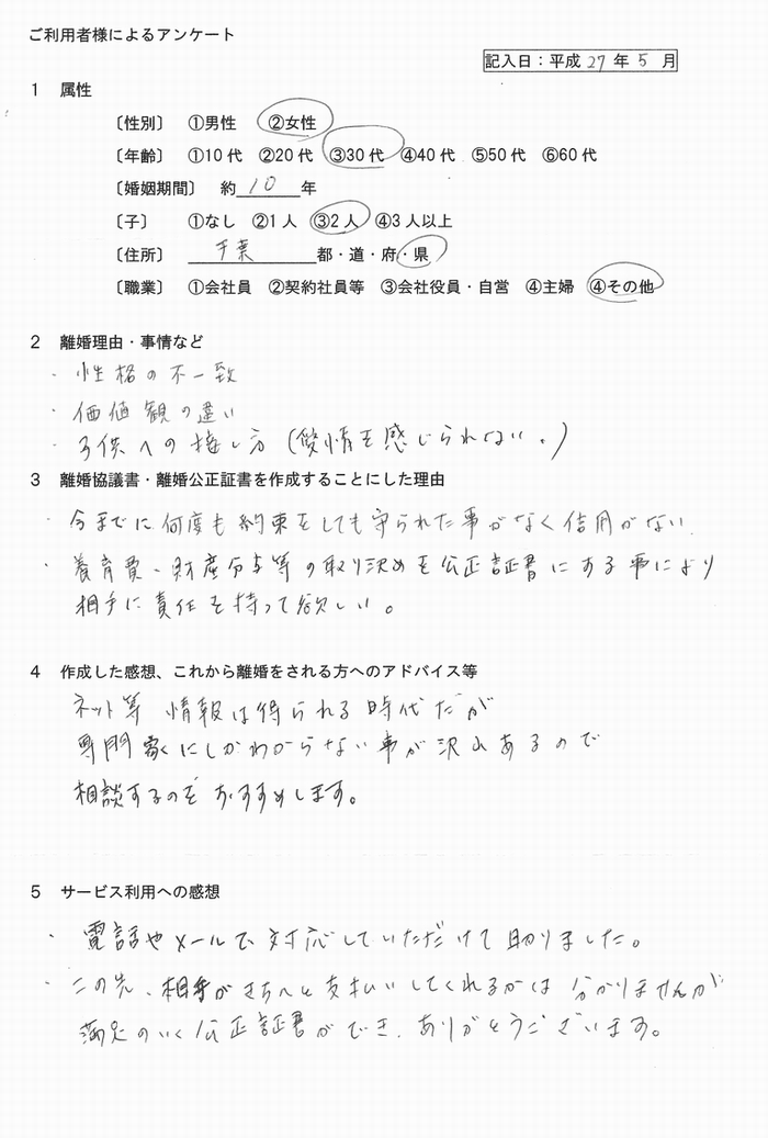 公正証書2705