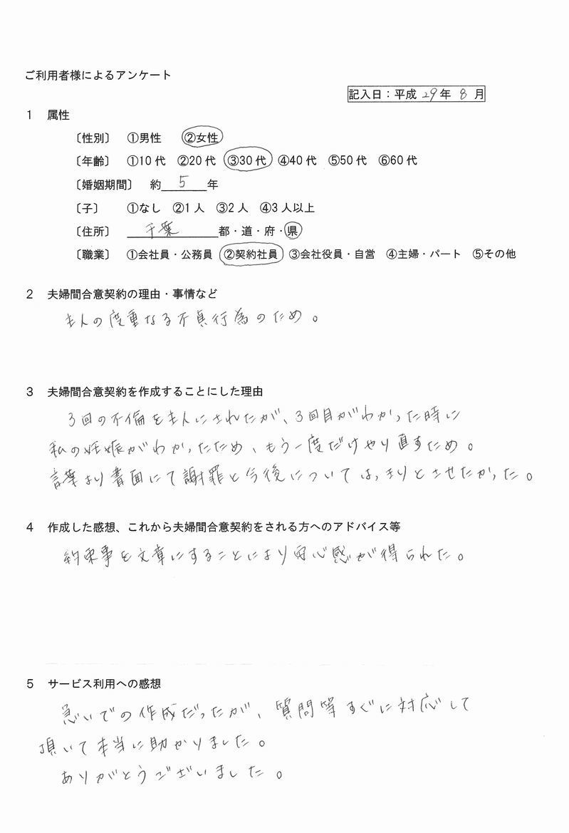 夫婦の合意 誓約書 離婚しないで夫婦関係の再構築を目指すとき